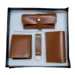 Faux Leather-4pc-Combo-Tan