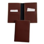 Passport Cover Faux Leather - Brown