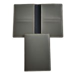 Passport Cover Faux Leather - Gray