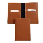 Passport Cover Faux Leather - Tan