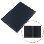 Passport Cover Faux Leather - Black