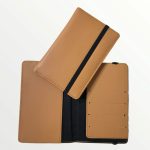 Pastel Leather Passport Cover - Mustered Yellow