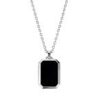 Square Silver Pendent