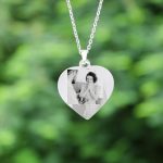 Heart Shape Pendent - Silver