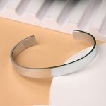 8mm Metal Half Kada - Silver