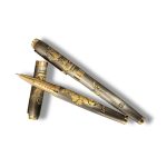 Gold/Black Finish – India Mp print pen – PD-9