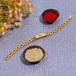 Exclusive Bracelet Rakhi - Gold