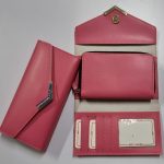 Faux Leather – Ladies Wallet 3 Fold with Pocket – Baby Pink