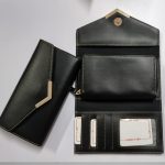Faux Leather – Ladies Wallet 3 Fold with Pocket – Black