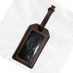 LUGGAGE TAG - BROWN