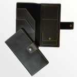 Travel Organizer with Button - BLACK