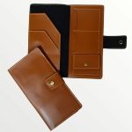 Travel Organizer with Button – TAN