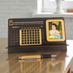 Wooden Lifetime Desk Table Calendar for lifetime office/home